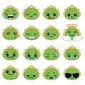 Cute emoticons set Royalty Free Stock Photo