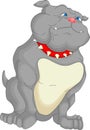 Cute english bulldog cartoon