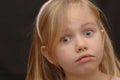 Cute, Exasperated Little Girl