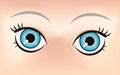 Cute eyes illustration
