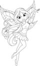 cute fairy with wingsn