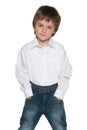 Cute fashion little boy