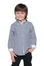 Cute fashion young boy Royalty Free Stock Photo