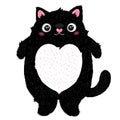 Cute fat cat character Royalty Free Stock Photo