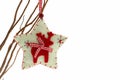 Cute felt reindeer Christmas decoration