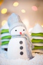 Cute festive snowman