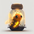 Firefly Cartoon Style. Generative AI