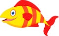 Cute fish cartoon Royalty Free Stock Photo