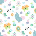 Cute floral pattern for kids