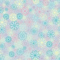 Cute Floral pattern in the small flower. Ditsy print . Motifs scattered random. Seamless texture. Elegant template for fash