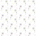 Cute Floral pattern of small flowers. Ditsy print . Seamless vector texture. Elegant template for fashion prints. Very small pink Royalty Free Stock Photo