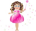 Cute flower fairy Royalty Free Stock Photo