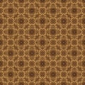 Cute flower motifs on typical Javanese batik with good blend brown golden color