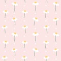 Cute flower seamless pattern background