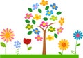 Cute flower tree