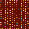 Flowers seamless pattern Royalty Free Stock Photo