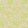 cute flowers seamless pattern Royalty Free Stock Photo
