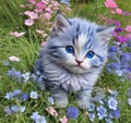 cute fluffy kitten