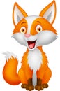 Cute fox cartoon Royalty Free Stock Photo