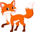 Cute fox cartoon Royalty Free Stock Photo