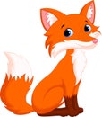 Cute fox cartoon Royalty Free Stock Photo