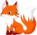 Cute fox cartoon