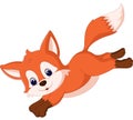 Cute fox cartoon