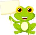 Cute frog cartoon