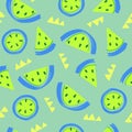 Cute fruity seamless pattern