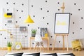 Cute and functional preschool interior Royalty Free Stock Photo