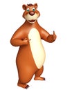 Cute funny Bear cartoon character Royalty Free Stock Photo