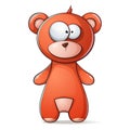 Cute, funny brown bear, grizzly teddy Royalty Free Stock Photo