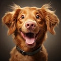 Cute and funny close-up photo of a dog with an amusing expression - perfect for laughter and smiles