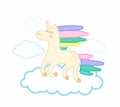 funny dreaming unicorn