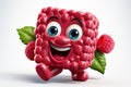 Cute, funny and emotional fruits character animated. animated expressions, quirky expressions, playful expressions