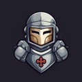 Cute and Funny Gaming Logo with Time-Twist Templar