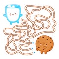 Cute funny labyrinth maze game