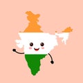 Cute funny smiling happy India