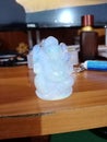 Cute Ganesha Idol made of White Marble