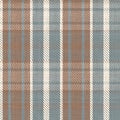 Cute gender neutral tartan seamless pattern. Checkered scottish flannel print for celtic home decor. For highland tweed