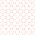 Cute geometric floral seamless pattern in soft pastel colors, beige and pink Royalty Free Stock Photo