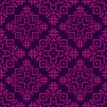 Cute geometrical seamless pattern in the Bulgarian style