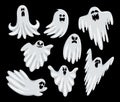 Cute ghost character Royalty Free Stock Photo