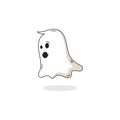 cute ghost Vector icon design illustration Royalty Free Stock Photo