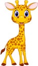 Cute giraffe cartoon