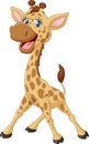 Cute giraffe cartoon