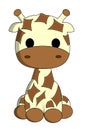 Cute giraffe cartoon