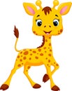 Cute giraffe cartoon