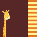 Cute Giraffe card