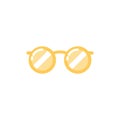 Cute glasses icon,Vector and Illustration